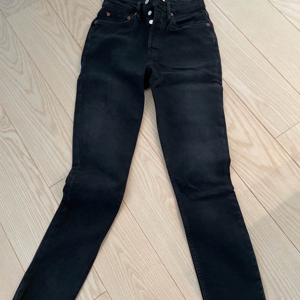 Redone black skinny jeans 25